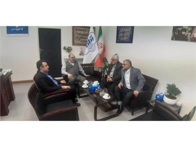 دیدار مدیر صندوق بازنشستگی کشوری گلستان با مدیرعامل شیر پگاه گرگان